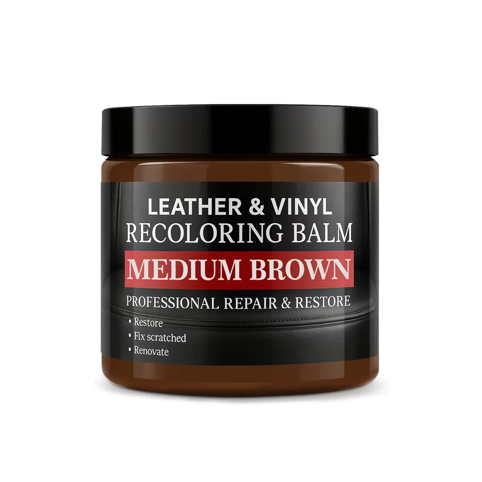 Dark Brown Leather Recoloring Balm – Furniture, Shoes & Car Seats