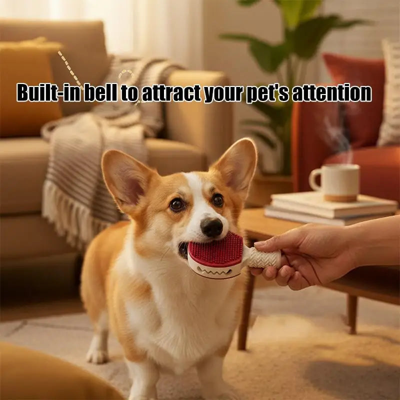 SUSU Badminton Shape Bite-Resistant Dog Toy Interactive Chew Toy Relieves Boredom Teeth Grinding Stick Puzzle For Dogs Self-Fun Oasis Select