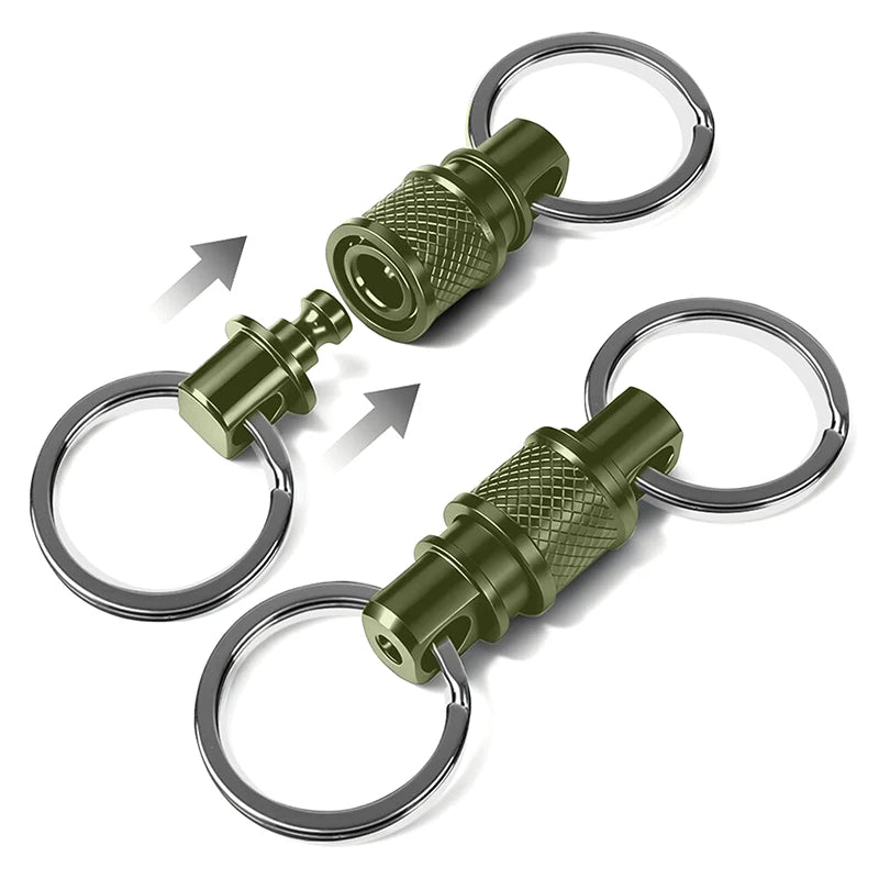 Aluminum Alloy Universal Rotating Buckle 360° Multi-Functional Storage Clip for Bag Key Daily Organizer Accessory Oasis Select