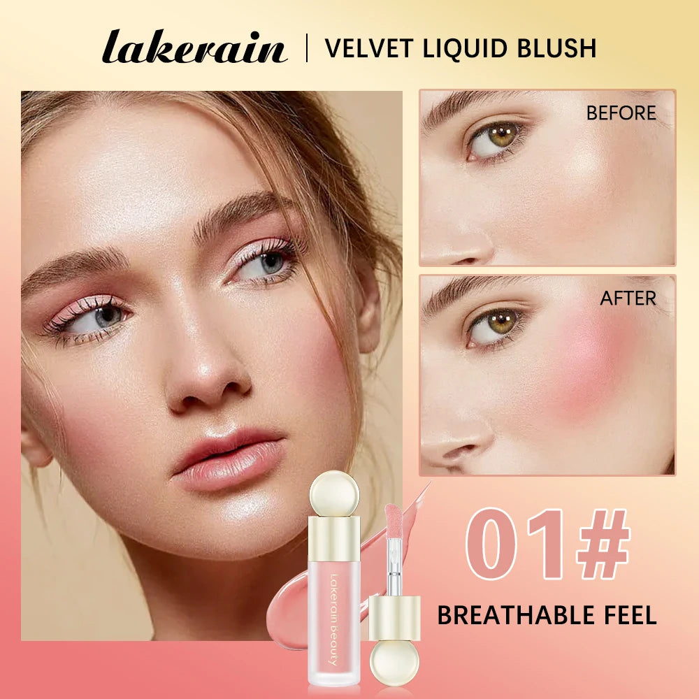 ibcccndc Matte Liquid Blush Velvet Cheek Tint 7.5ml
