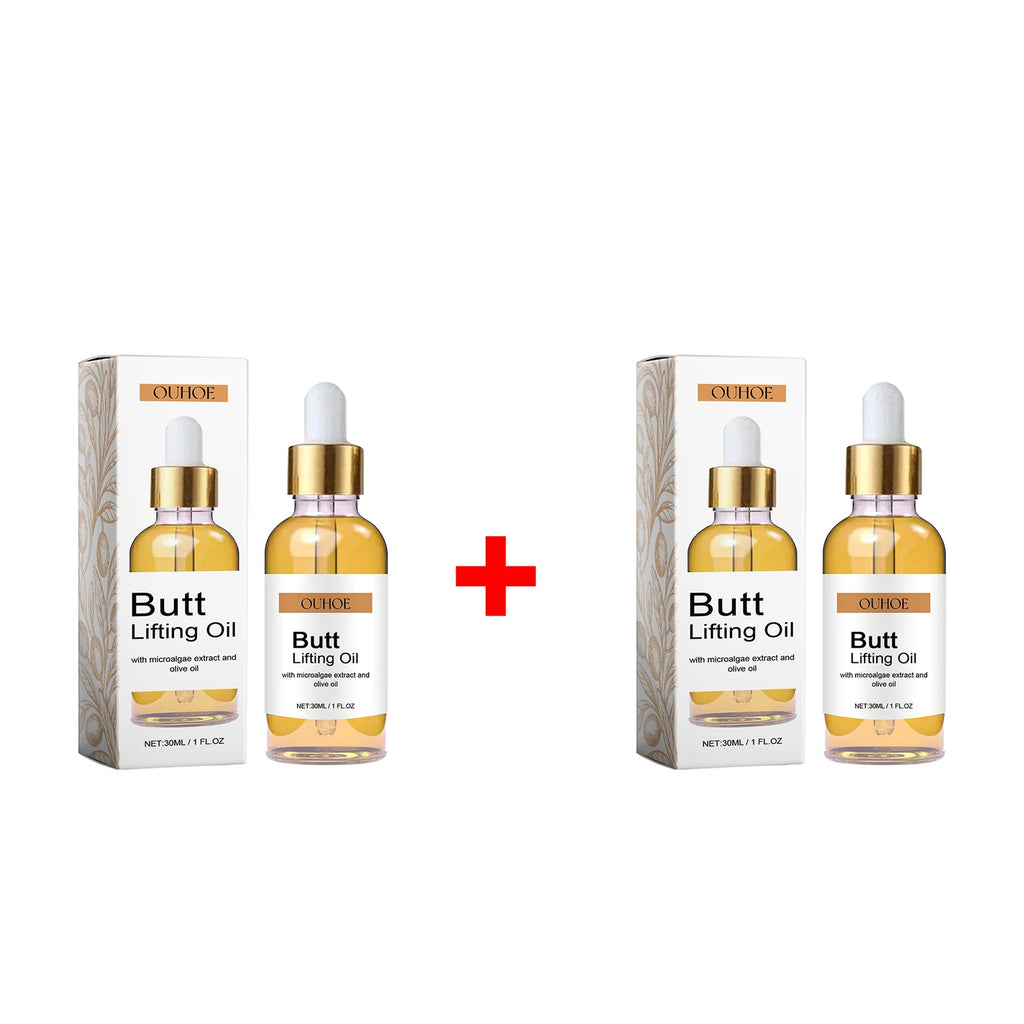 OUHOE Butt Lifting Oil 30ml Firming Serum, Hip Lifting & Tightening Massage Oil for Elasticity & Moisturizing Butt Care Body Oil Oasis Select 2pcs