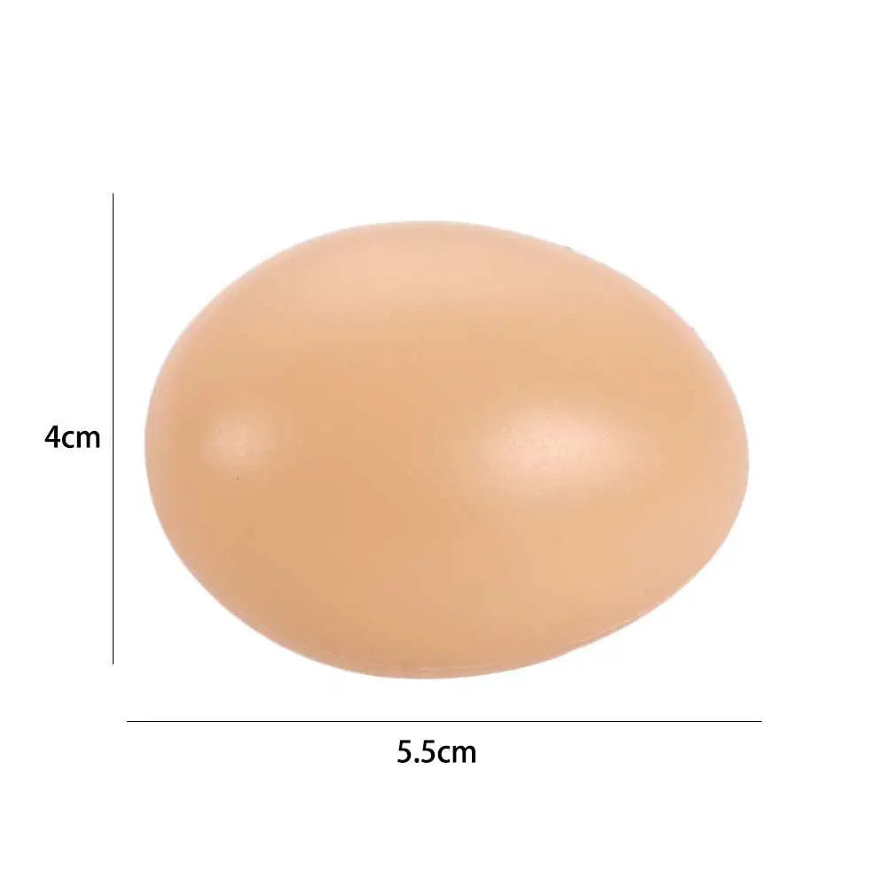 Fake Plastic Eggs Set of 10 – Paintable Easter & Nest Eggs Fake Play Eggs Oasis Select