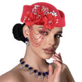 Women's British Retro Beret | 3D Floral Vintage Hat