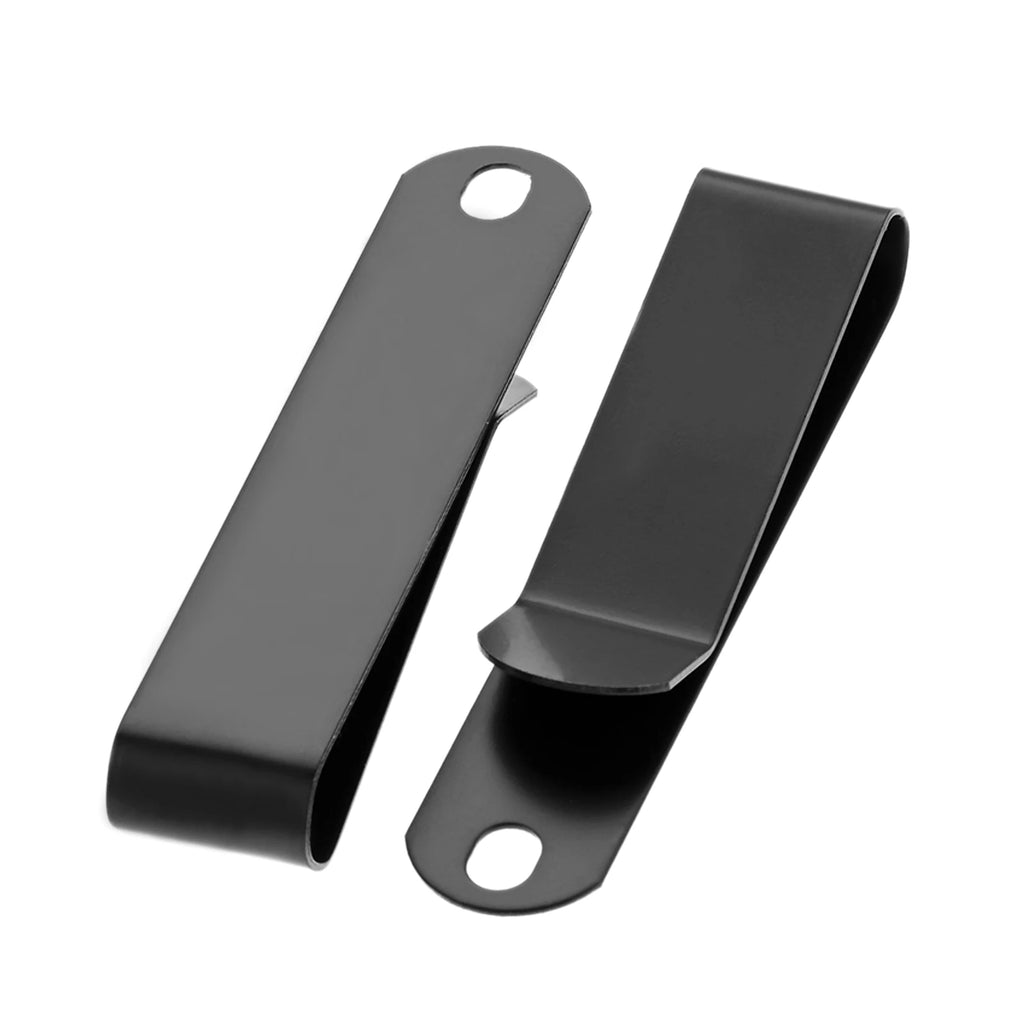 2/5/10pcs Black Iron Spring Buckle Sheath Clip Belt Clip for Making Clips,Wallets,Pouches ,Sleeves DIY Hardware Accessories Oasis Select 67x15 black 2pcs