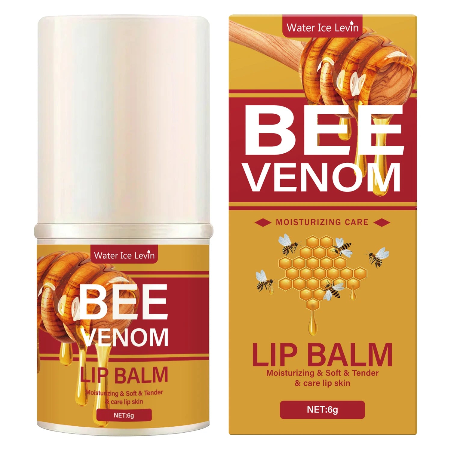 Bee Venom Lip Balm – Hydrating, Plumping & Glowing Lips Lip Balm Oasis Select Box 6g