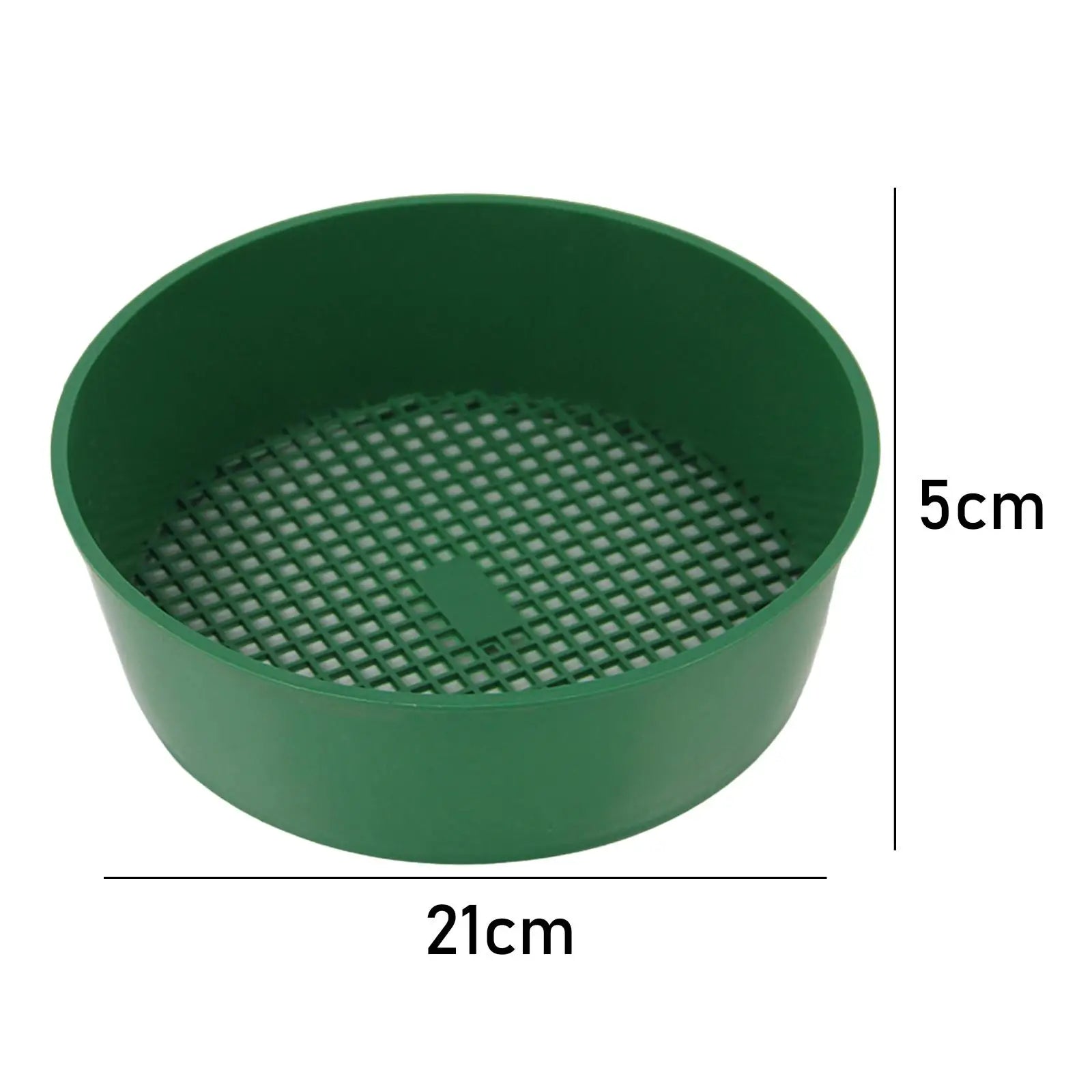 Rock Garden Sieve Round Lightweight Soil Dirt Sifter for Yard Gardening Oasis Select