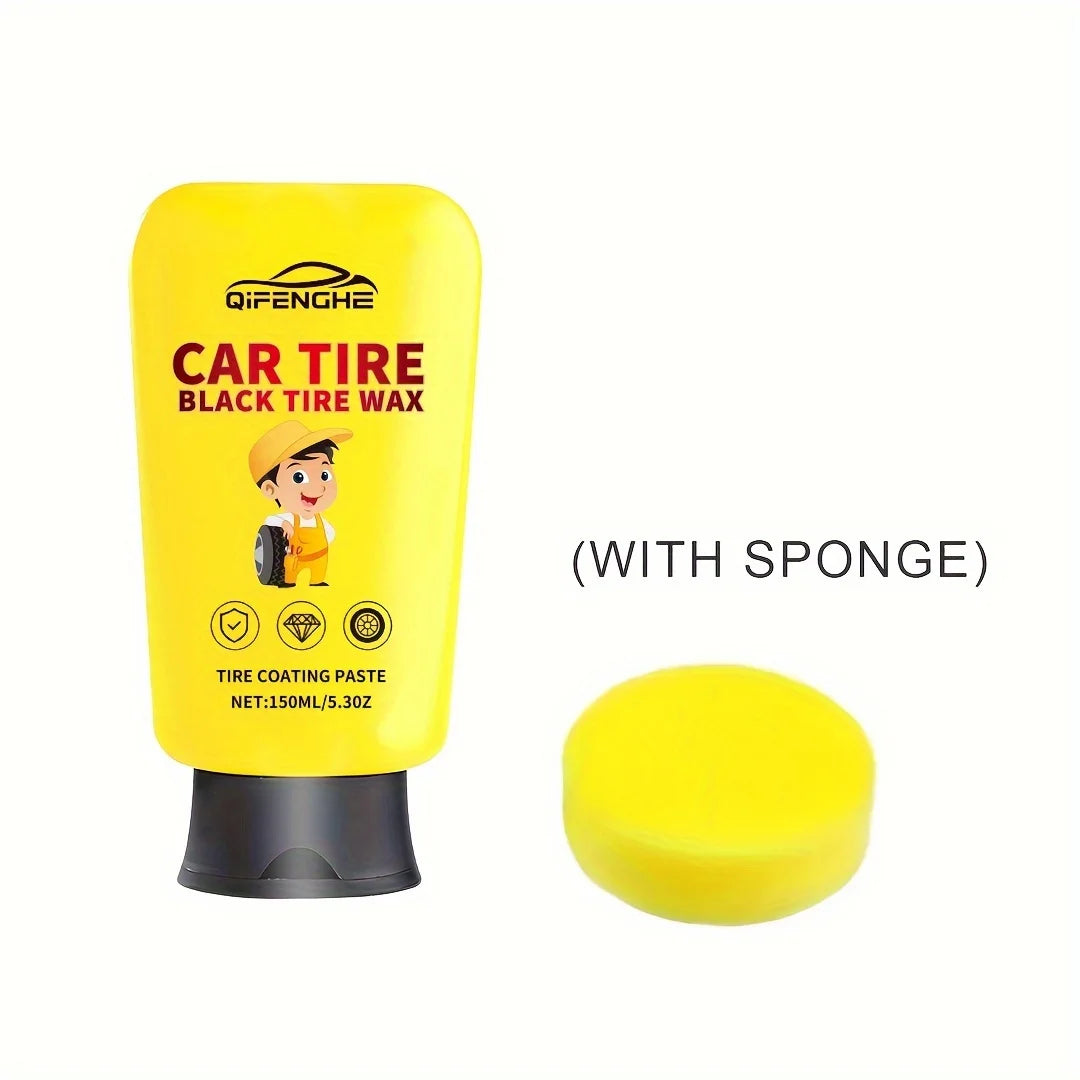 Tire Shine Blackening Paste – Gloss & UV Protection for All Vehicles