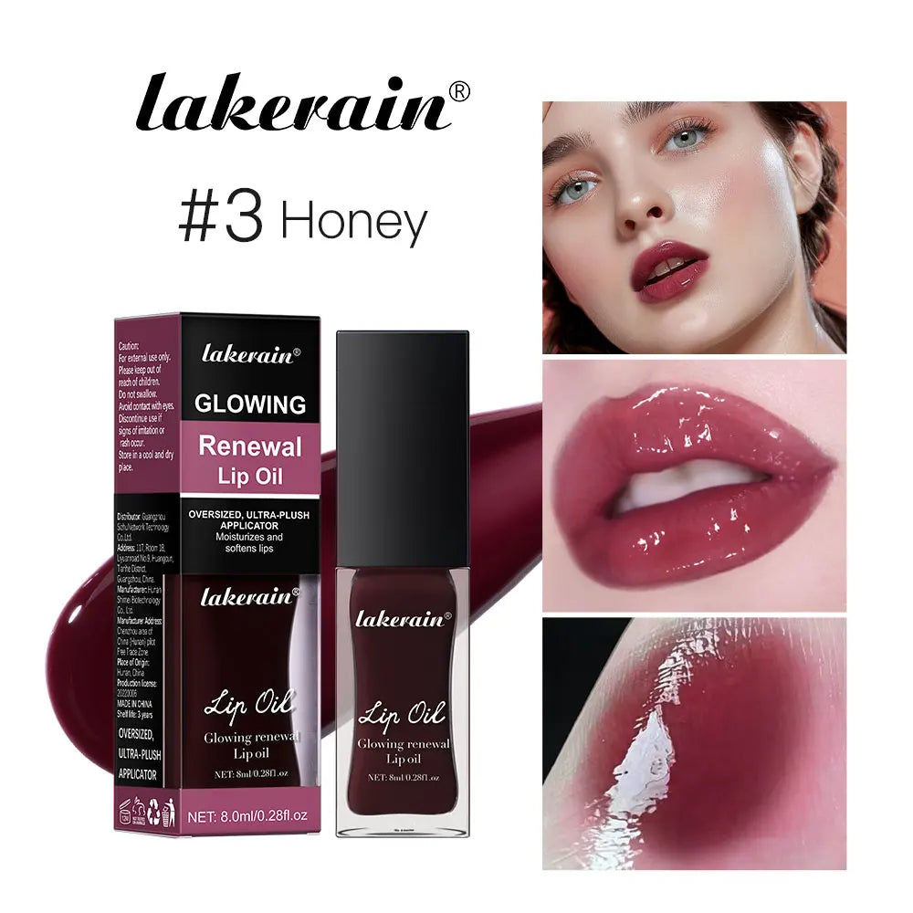 Glowing Lip Oil Moisturizing Gloss Care Of The Lips Benetitnt For Lips Plumping Nourishing Jelly Liquid Pink Plumping Gloss Oil Oasis Select color 3