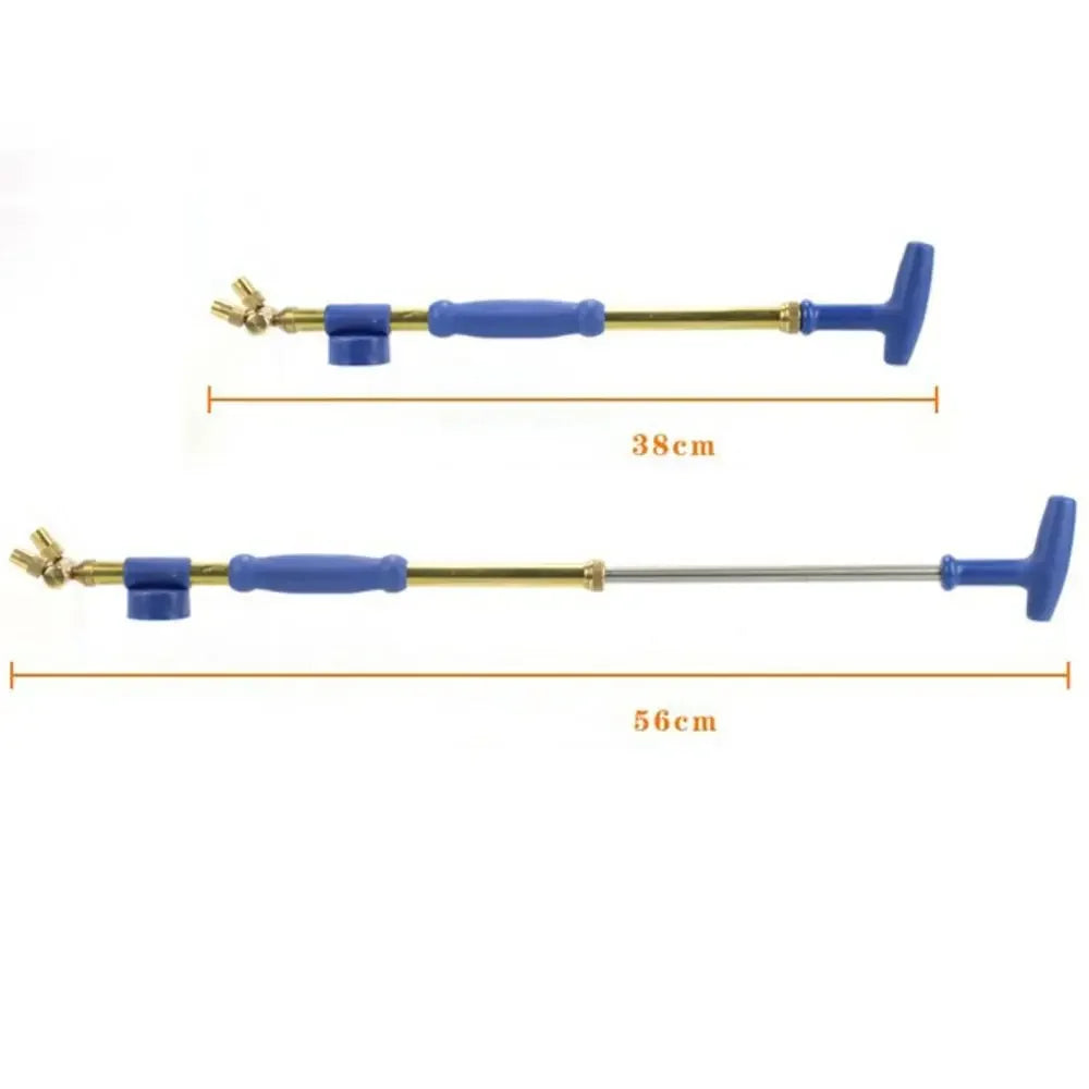 Portable Brass Atomizing Misting Nozzle Push-pull Single/double Head Water Nozzle High Pressure Universal Garden Sprayer Oasis Select