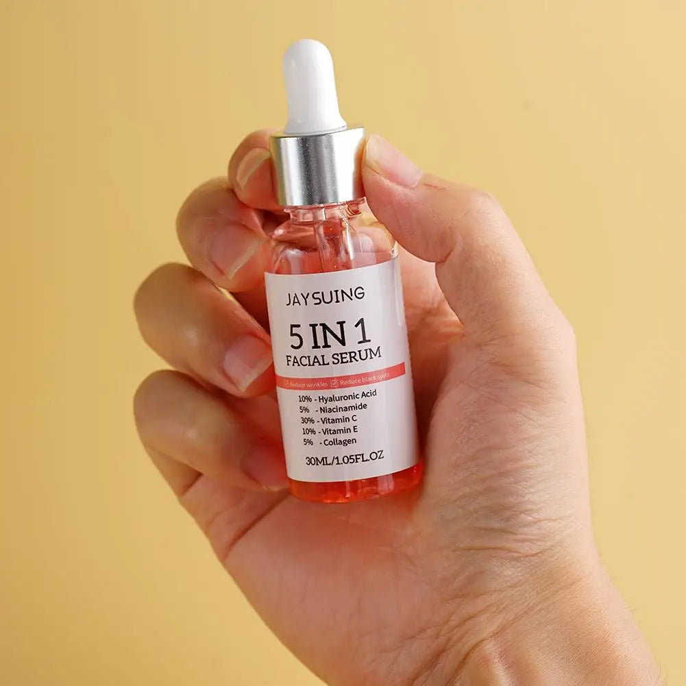 5-in-1 Vitamin C & Hyaluronic Acid Face Serum 30ml Face Serum Oasis Select