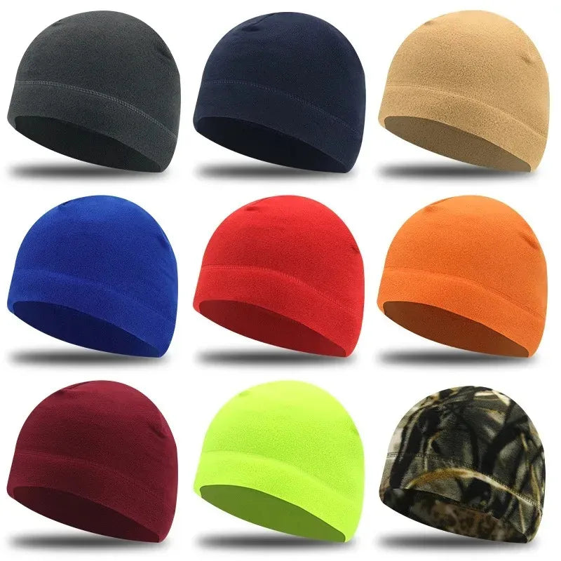 1/2pcs Men'S And Women'S Windproof Fleece Bean Hat For Autumn And Winter, Soft And Comfortable Skiing And Cycling Hat Oasis Select