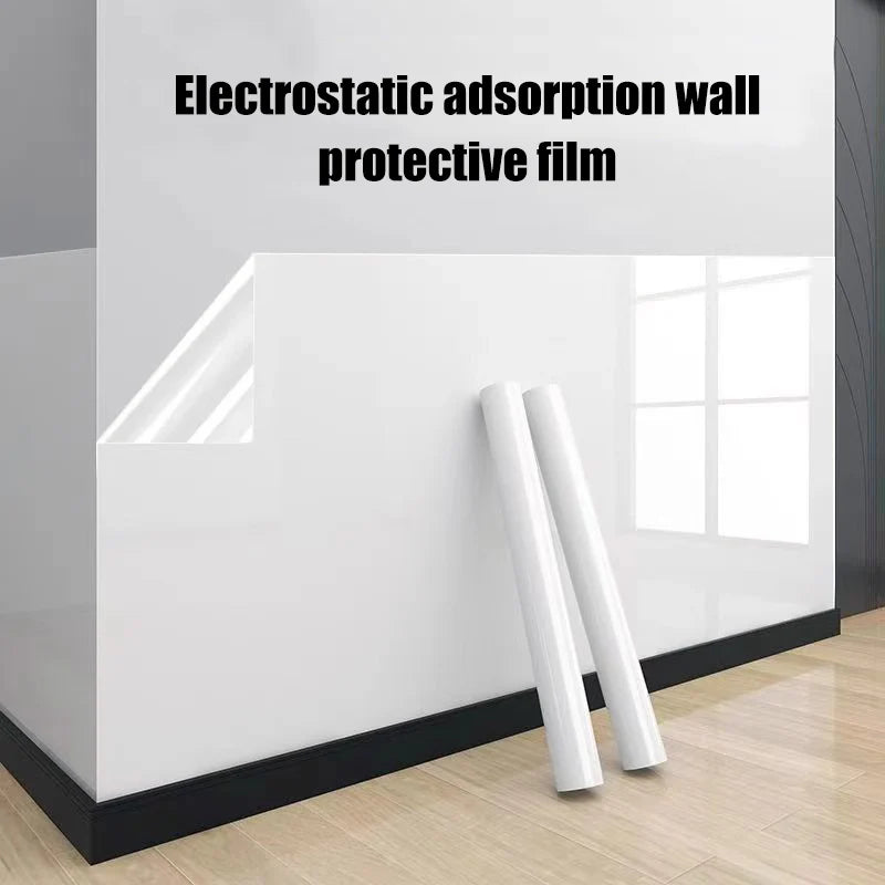 Electrostatic Wall Protection Film – Oil-Proof Transparent PVC