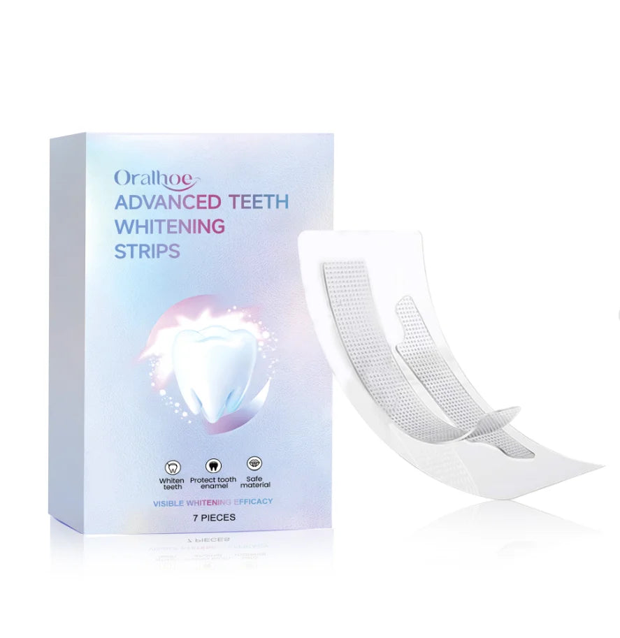 Deep Cleaning Teeth Whitening Strips - Home Dental Care, Remove Yellow Stains & Brighten Teeth, Effective Whitening Solution Oasis Select 7pcs boxed 1