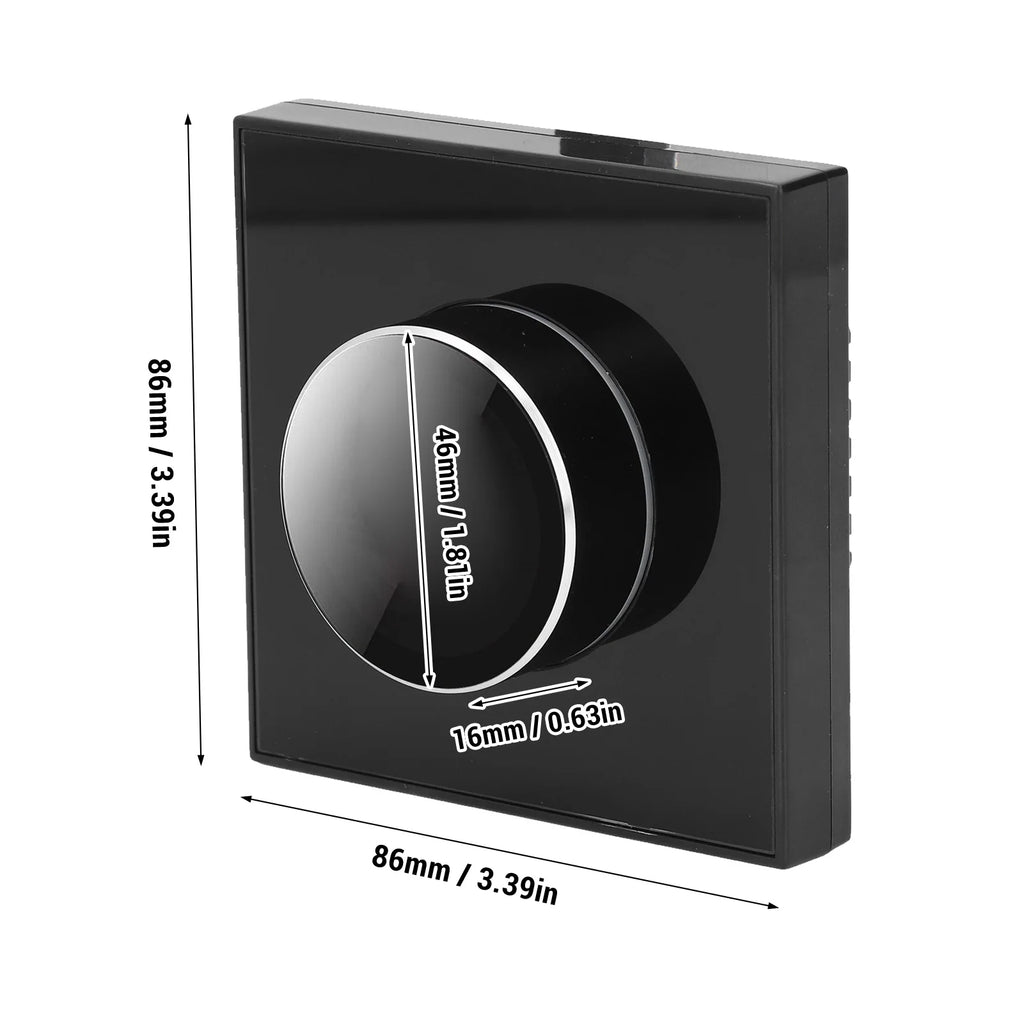 Smart Knob Thermostat Accurate 1.32in Screen 95~240VAC Intuitive Water Heating Digital Thermostat Temp Controller for Home Oasis Select