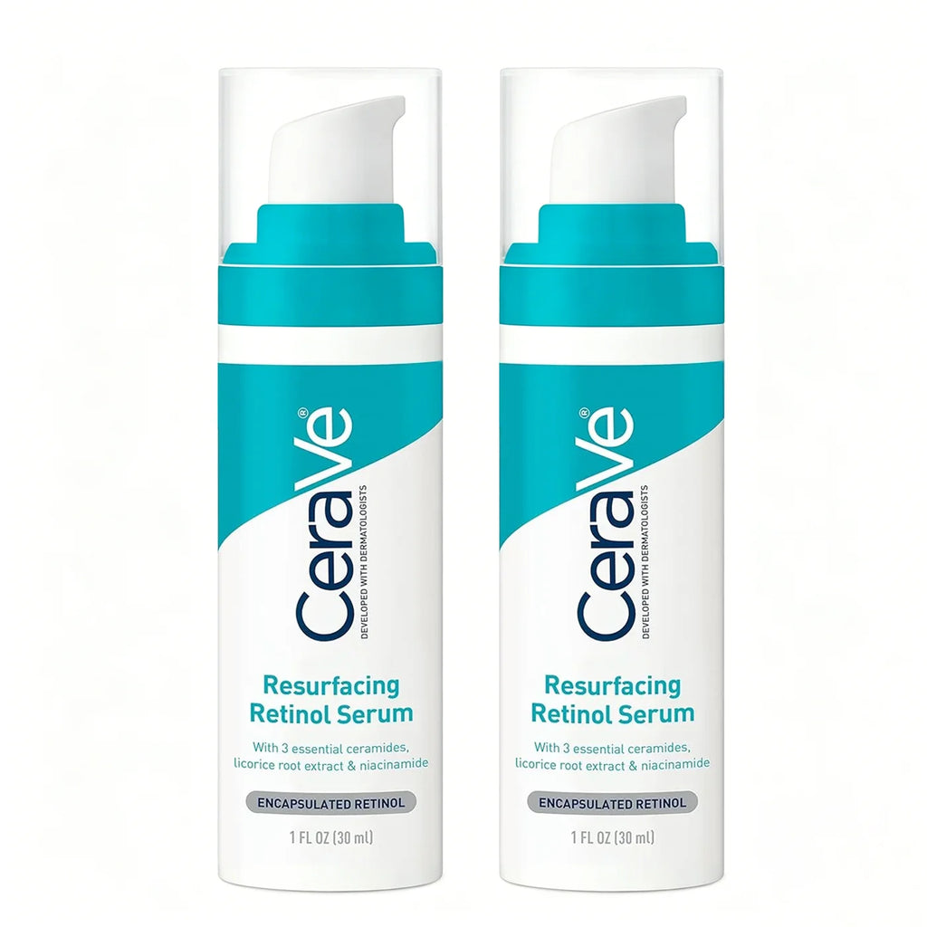 CeraVe Retinol Serum Niacinamide Licorice Root, Skin Smoothing Tone Care, Barrier Repair, Non-Comedogenic For Blemish Prone Skin Oasis Select 60ml