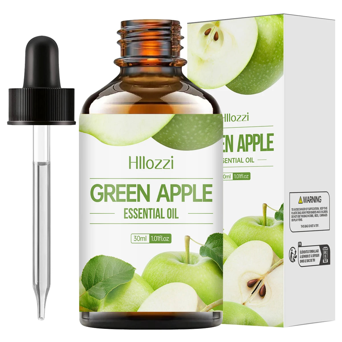 Hllozzi Green Apple Essential Oil 30ml 60ml 100ml Diffuser
