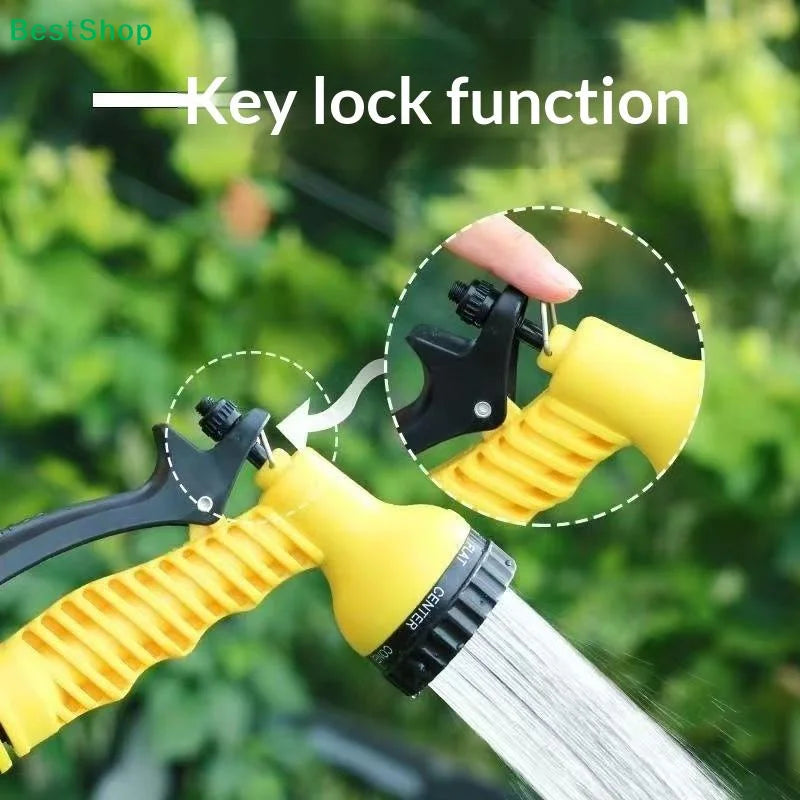 Thumb Control Garden Hose Nozzle Sprayer | Adjustable Flow