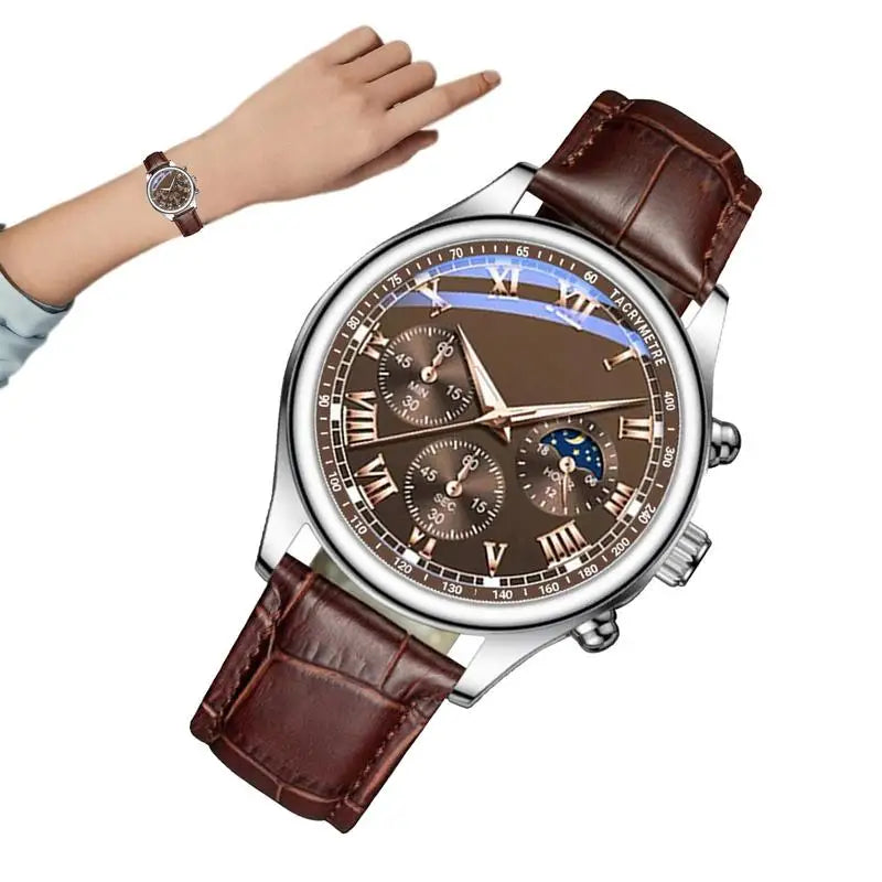 Casual Man Wristwatch Fashion Classic Week Waist Watch For Men Fashionable Men's Casual Sports Watches With Leather Strap Oasis Select
