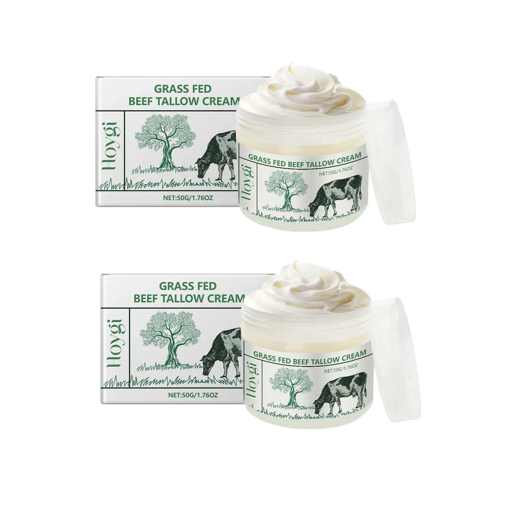 Hoygi Tallow Face & Body Cream – Moisturizing & Firming Tallow Body Cream Oasis Select 2Pcs
