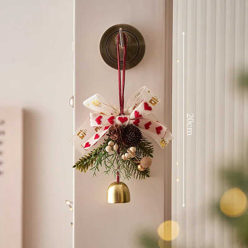 Christmas Decorations Christmas Bells Wreaths Christmas Tree Decorations Atmosphere and Scene Decorations Home Decor Oasis Select White love bow