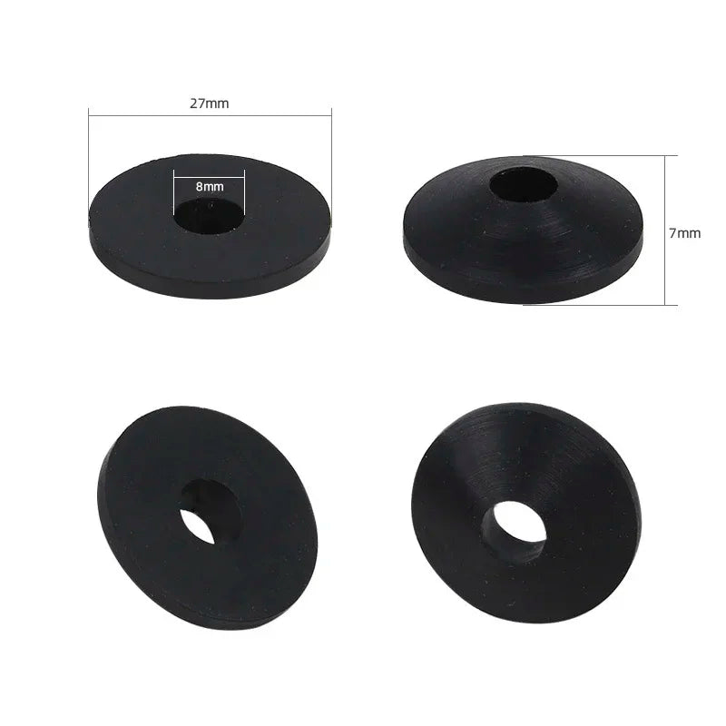 10Pc Non Slip Rubber Seal Gasket M6 M8 Bathroom Toilet Water Tank Screw Prevent Leakage Bolts Fittings Fixing Loose Toilet Seats Oasis Select M8