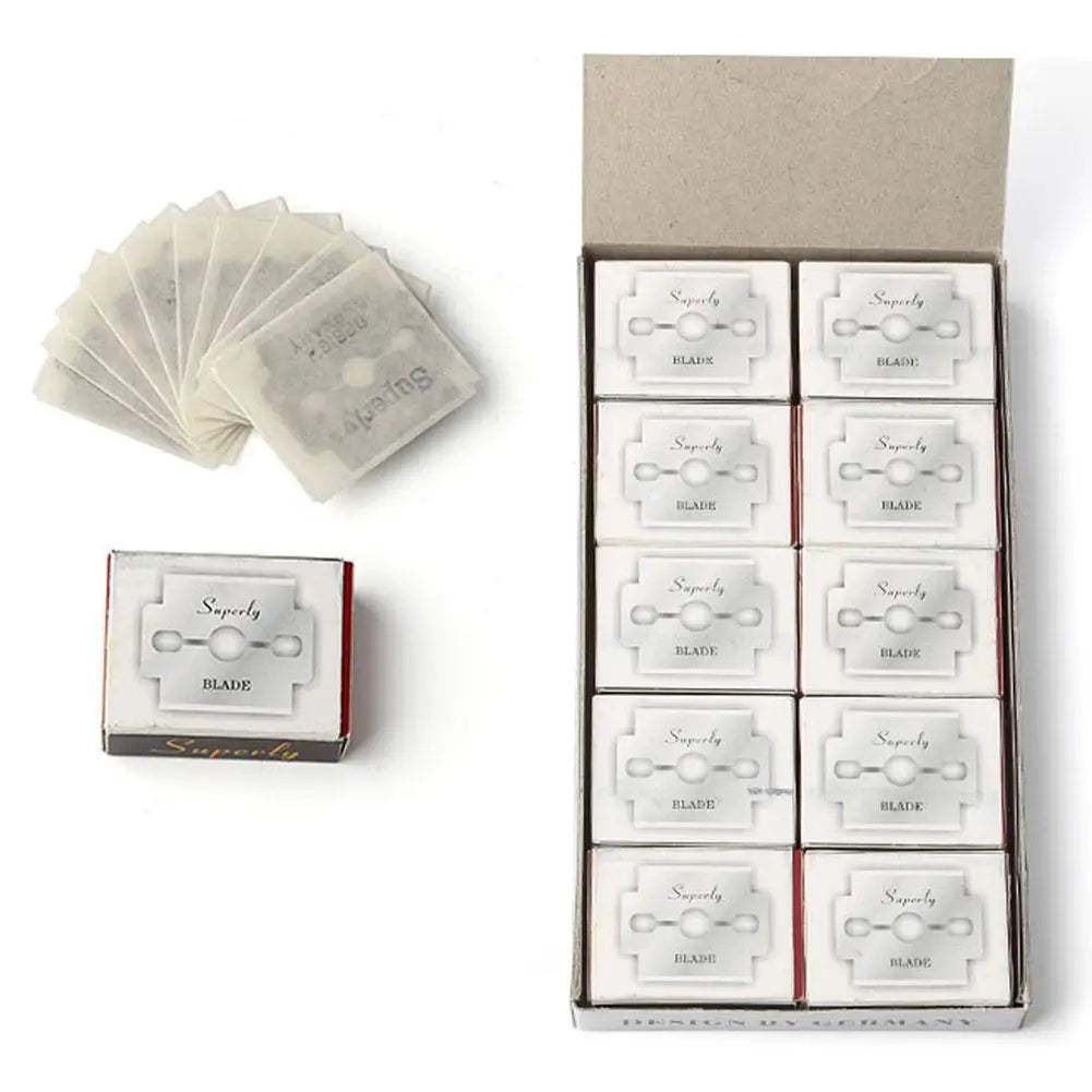 100pcs Steel Pedicure Blades Accessories Hand Foot Scraping Knife Dead Skin Scraper Skin Remover Universal Foot Care Scrubber Oasis Select