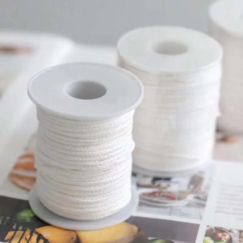 1 Roll Candle Cotton Wicks +100pcs Metal Candle Wick Sustainer Tabs For Handmade Candle DIY Craft Making Kit Set Accessories ﻿ Oasis Select