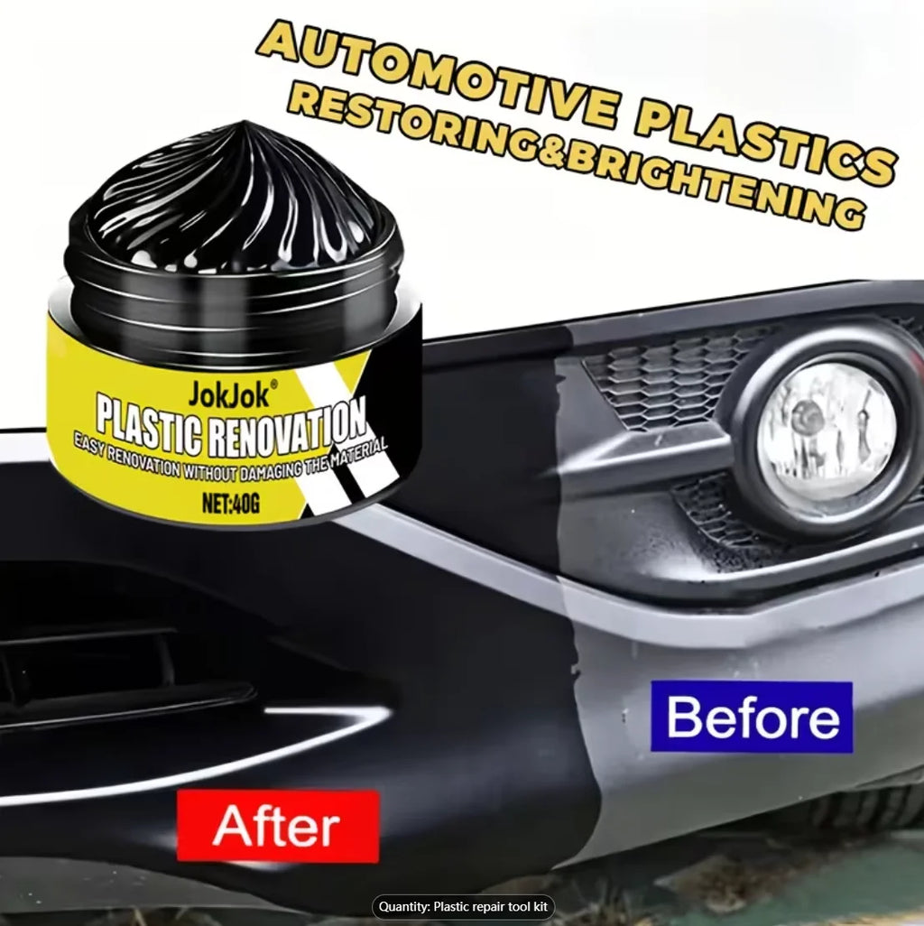 Plastic Refurbishing Paste – Tyres, Bumpers & Dashboard Car Plastic Restorer Oasis Select