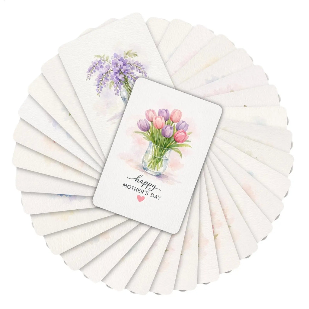 Greeting Card 36Pcs Flowers Wishes Cards For Festivals Thank You Teacher's Day Greeting Cards Business Birthday Greetings Gift Oasis Select
