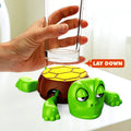 1PC Funny Turtle Coaster with Pressing Eyes Plastic Desk Decor Perfect Gift for Teens & Adults Mixed Colors Turtle Decor Oasis Select Green-1PC