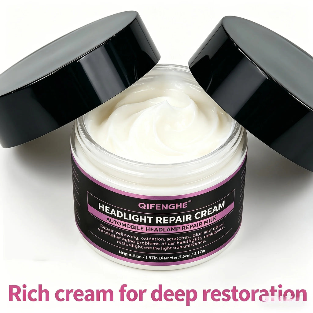 Headlight Restoration Cream – Remove Yellowing & Oxidation