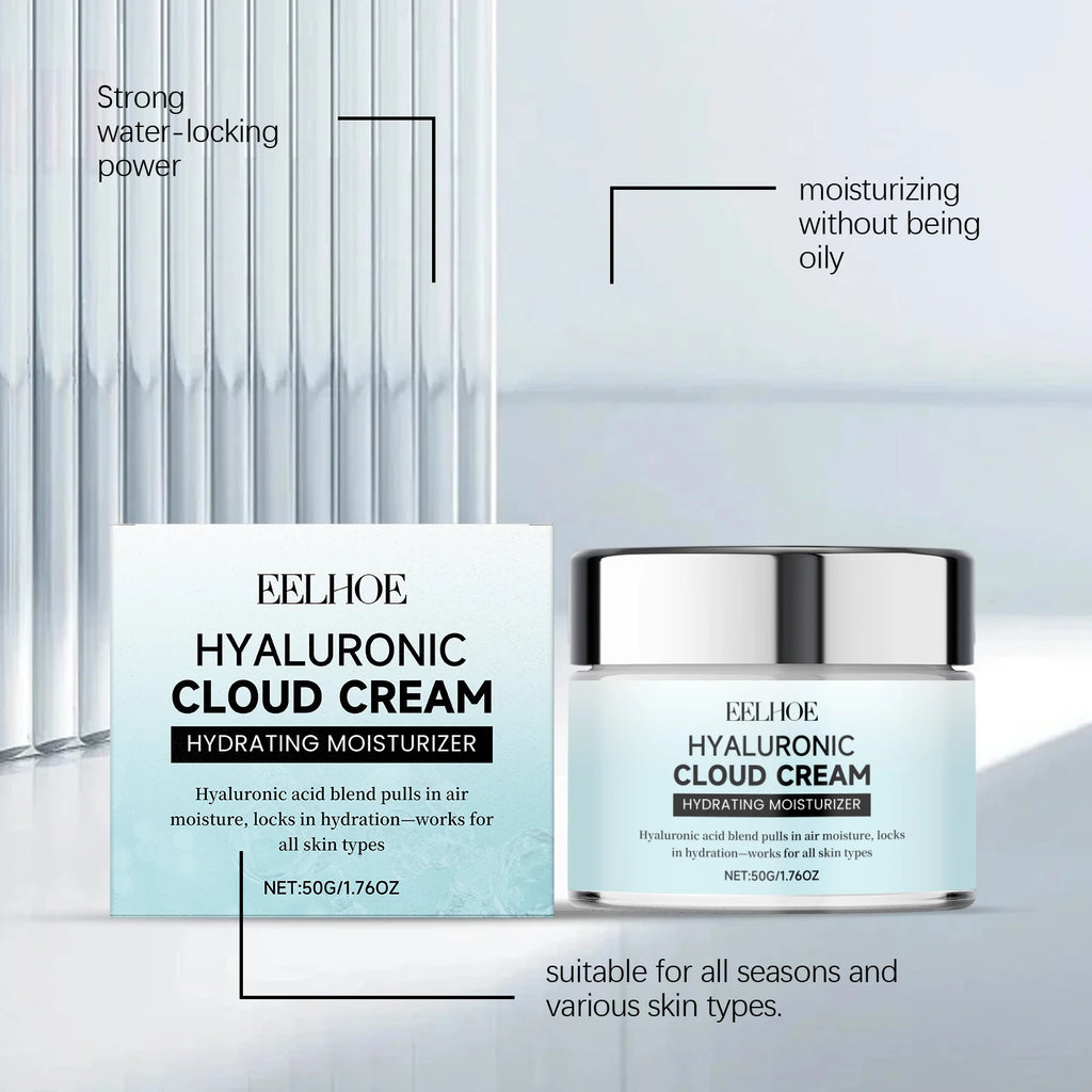 Hyaluronic Acid Facial Moisturizing Cream - Gently Nourishes and Hydrates, Leaves Skin Soft and Radiant, Ideal for Daily Care Oasis Select