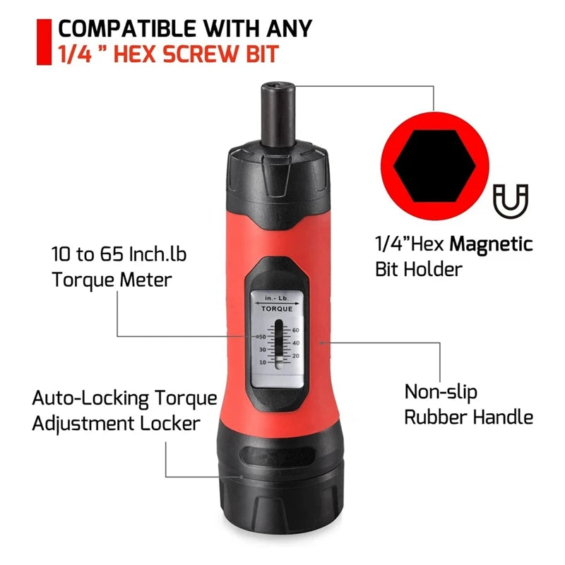 Adjustable Manual Torque Screwdriver Set Windows Torque Screwdriver With 20 Screwdriver Bits Set Kit Oasis Select
