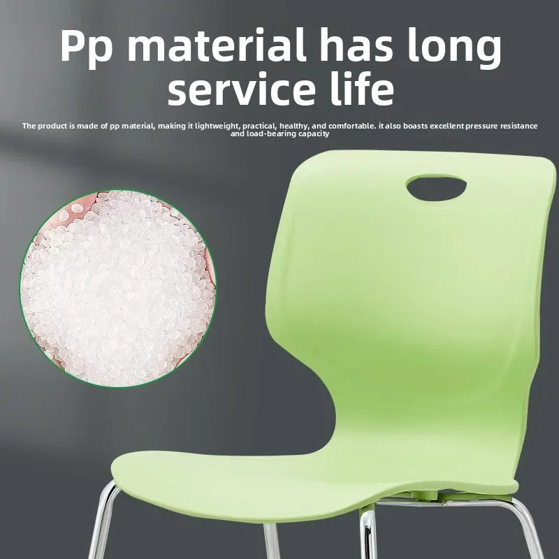 Milk tea shop cafe dining chair with backrest plastic chair office classroom training table gourd chair Oasis Select