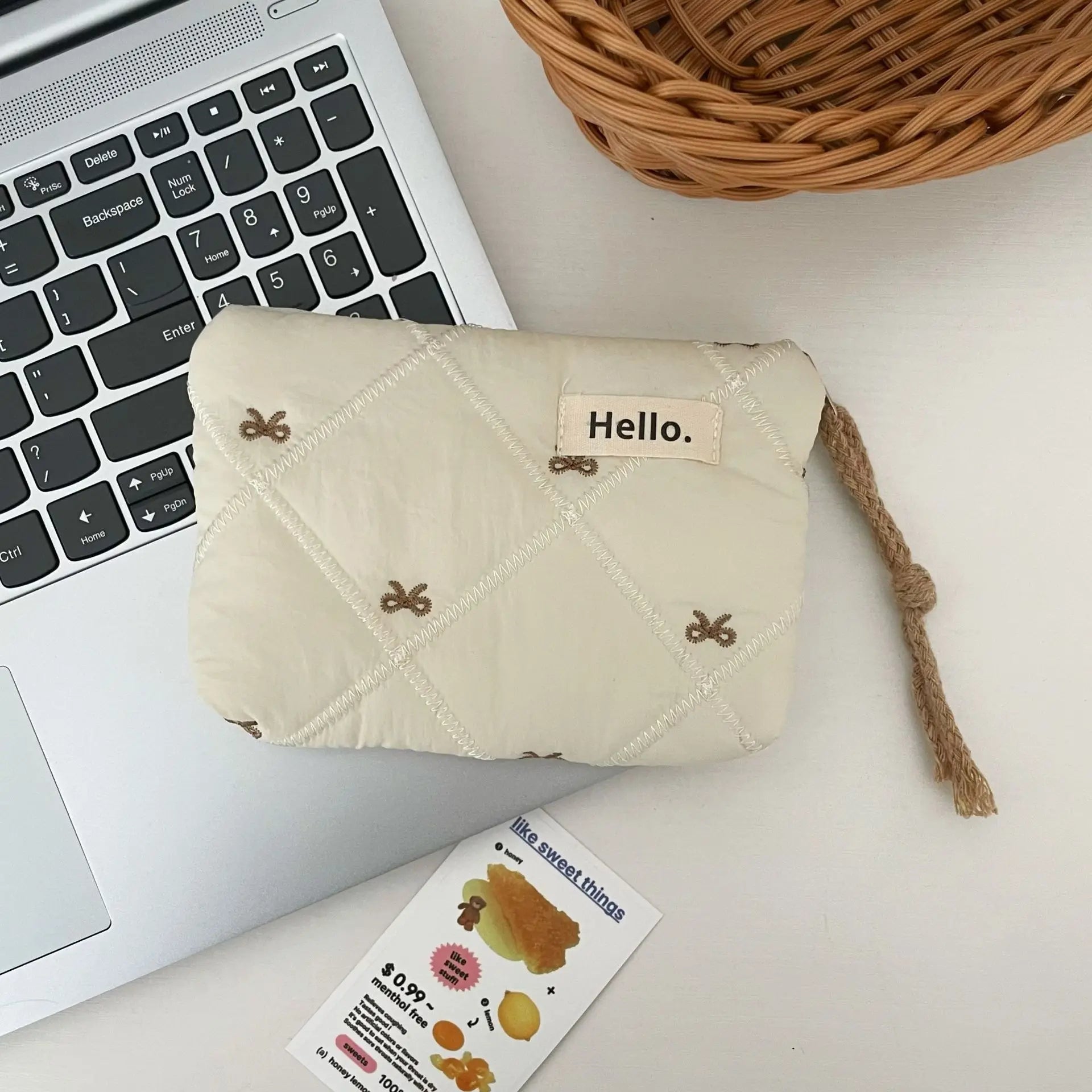 Cute Travel Cosmetic Lipstick Earphone Card Small Portable Storage Bag Purse Mini Makeup Handbags Pouch Organizer In Make Up Bag Oasis Select Bow
