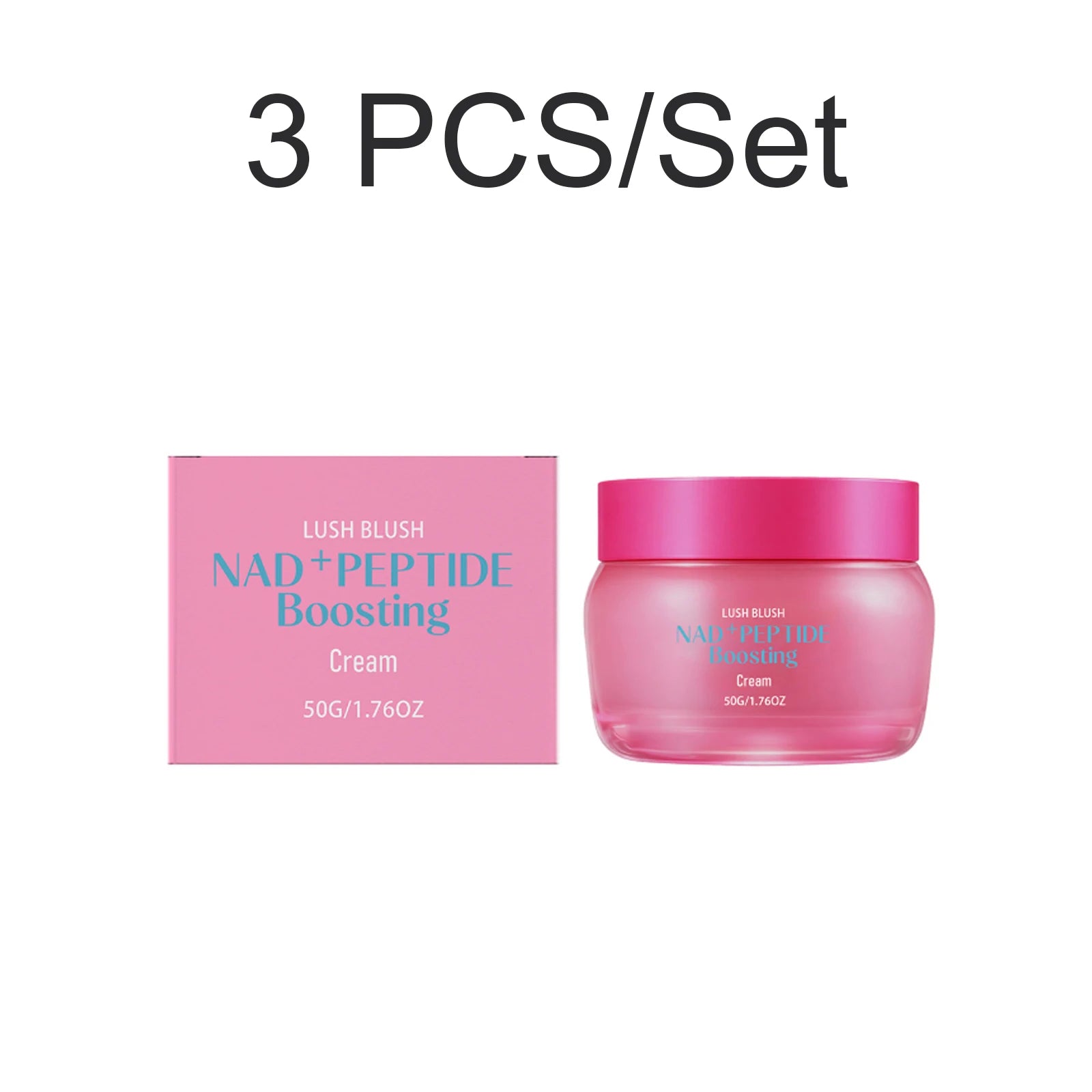 50g NAD+ Peptide Cream Face Moisturizer Firming Lifting Smooths Fine Lines Hydrating Brightening Skin Barrier Glowing Skin Oasis Select 3 PCS