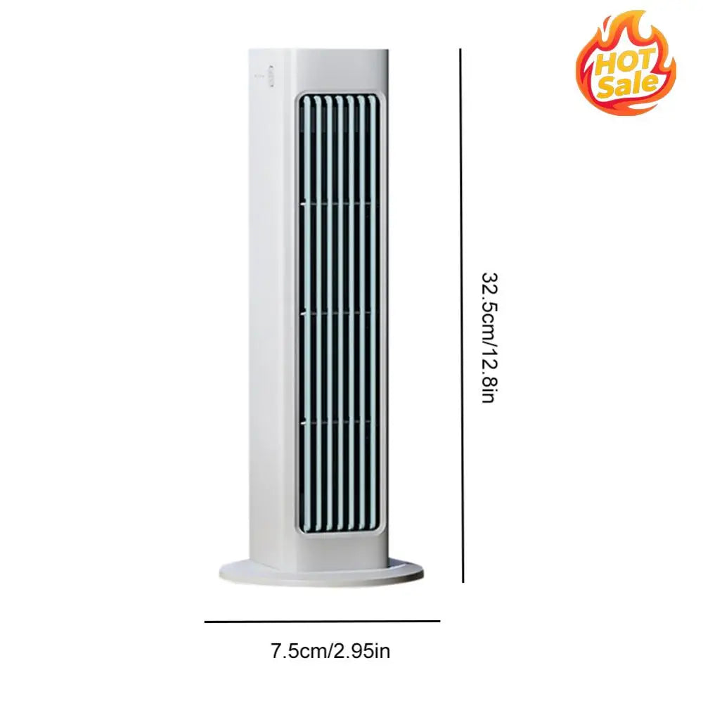 Leafless Fan Remote Control Bladeless Air Cooler Fan LED Desktop Standing Fan for Bedroom Living Rooom Bathroom Oasis Select
