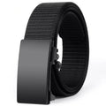 Men's Belt Outdoor Leisure Sports Belt Toothless Quick Release Automatic Buckle Quality Black Belt Oasis Select PBFB 120cm