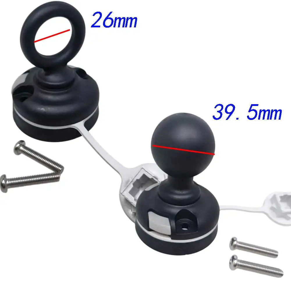 Kayak Tie Down Eye Track Base Mount Slide Rail System Asccessory for Marine Boat Yacht Canoe Kayak Oasis Select