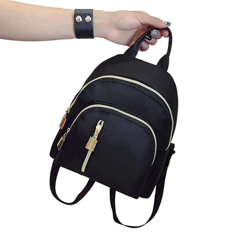 Waterproof Nylon Mini Backpack for Women | Lightweight Daypack