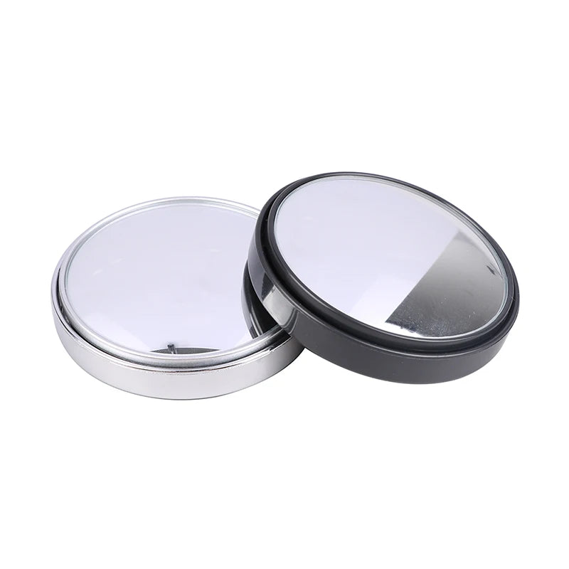 2PCS 75MM 3R-036 Stick-on Convex Blind Spot Rearview Mirror With Adjustable Wide Angle Oasis Select