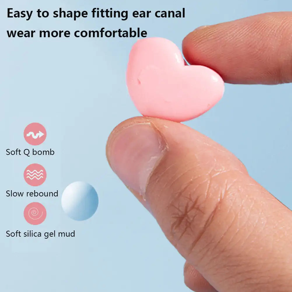 Silicone Reusable Earplugs – Noise Reduction, Sleep & Swimming