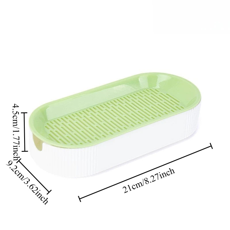 1pcs Pet Supplies Cat Snacks Catnip Planting Hydroponic Box Catgrass Basin Hydroponic Catgrass Box Set Oasis Select green
