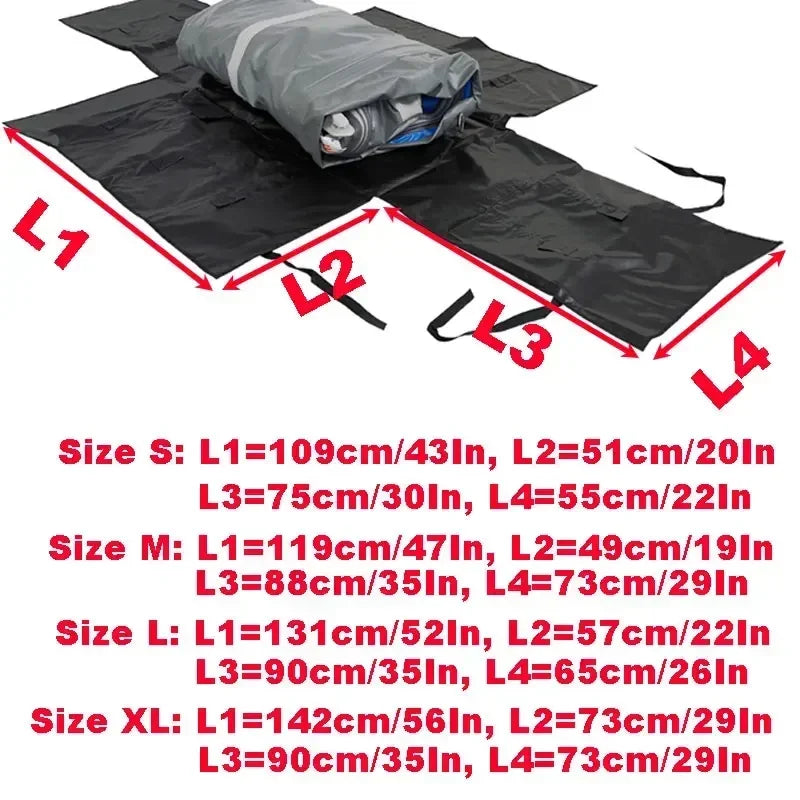Inflatable Boat Storage Bag PVC Boat Carrying Bag Kayak Folding Storage PVC Inflatable Boat Foldable Storage Bag for Car Oasis Select