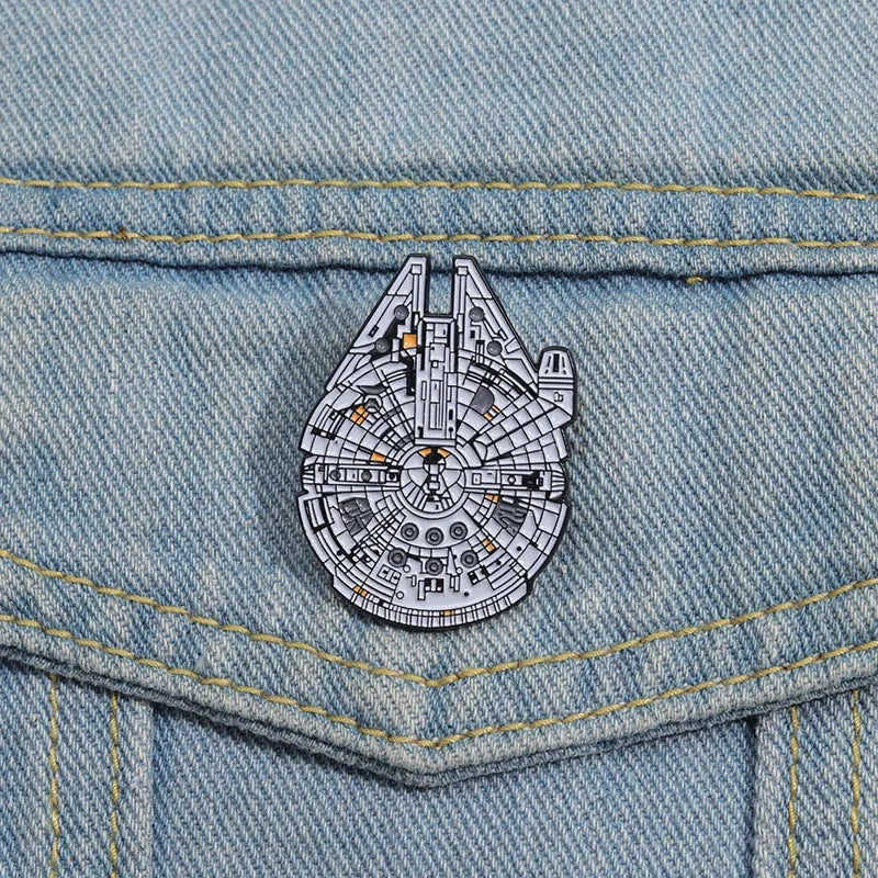 Science Technology Enamel Pins Custom Science Fiction Movies Brooches Lapel Badges Punk Jewelry Gift Oasis Select