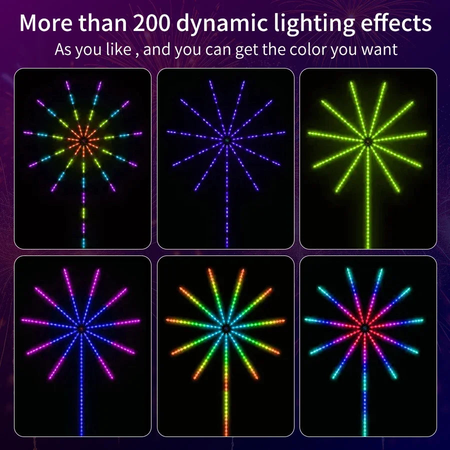 RGB Firework LED Strip Lights – Bluetooth App & Music Sync LED Strip Lights Oasis Select