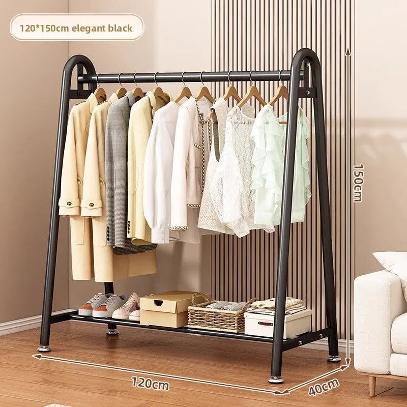 Simple Coat Rack Floor-to-ceiling Indoor Drying Storage Household