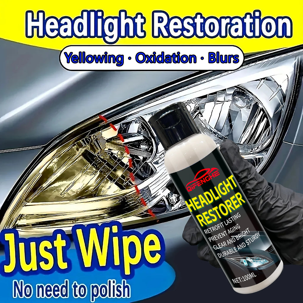 Headlight Lens Restorer – Remove Oxidation, Yellowing & Haze