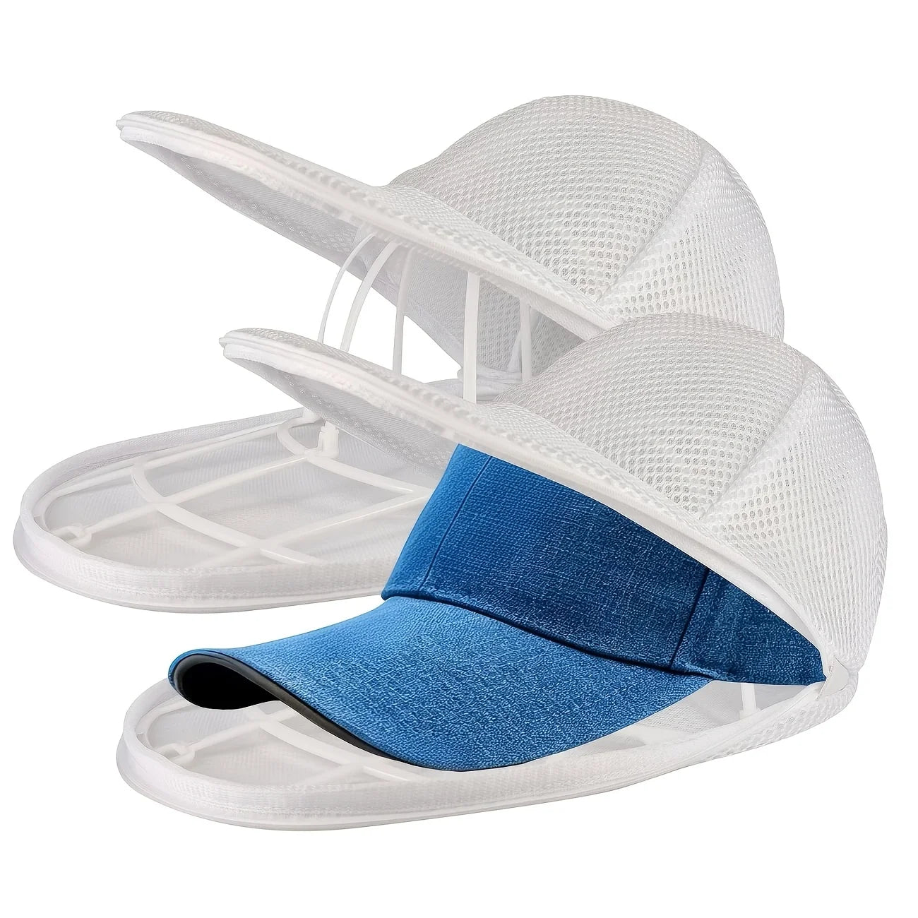 2pcs/set (Hat Washing Bag and Hat Rack), Mesh Baseball Cap Cleaning Bag,Gentle and Efficient Baseball Cap Cleaning Equipment Oasis Select