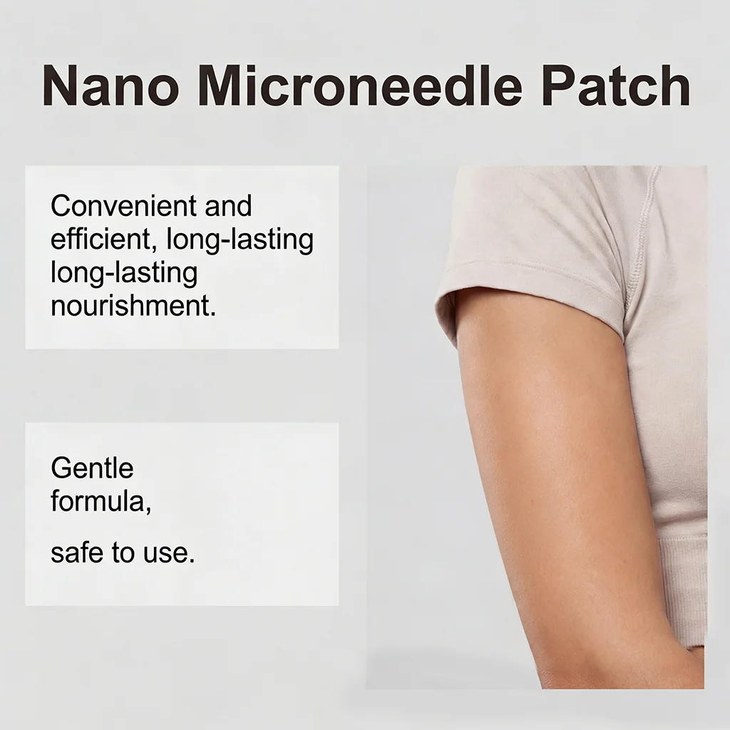 10-in-1 Nano Microneedle Patch Gentle Patches Moisturizing Firming Skin Nano Microdarts Patches for Women Men Daily Body Oasis Select
